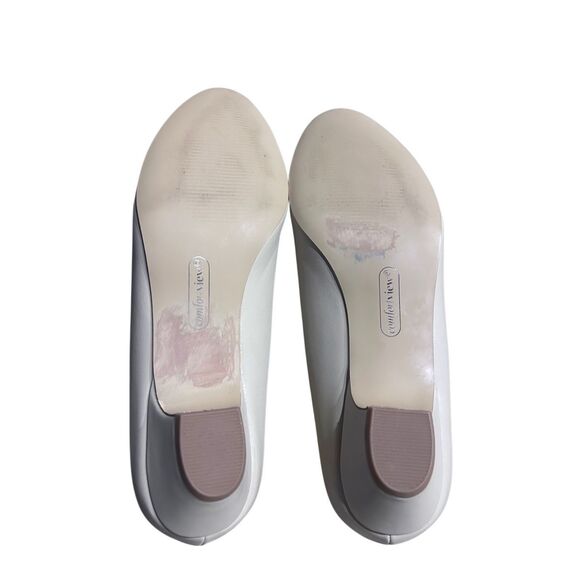 Comfortview Women's Size 10 WW The Vida Slip On Pump in Bone Color - Picture 9 of 10